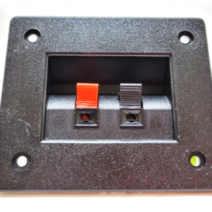 BORNE GDE CUADRADO PARA BAFLE, 2 TERMINALES tipo PUSH / MODELO BP2C-06