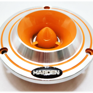 TWEETER TIPO BALA PARA AGUDOS, 380watts, MARCA HARDEN, MODELO KTB-297, Cromado / Naranja