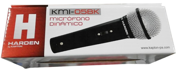 Micrófono Dinámico Básico, marca Harden, modelo KMI-05BK