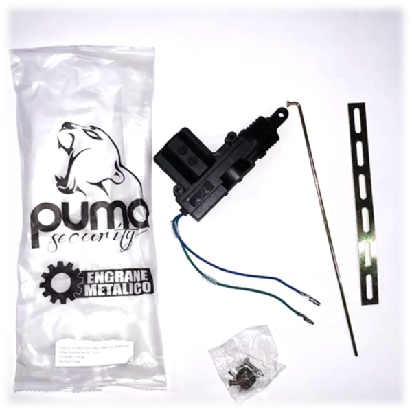 ACTUADOR UNIVERSAL PARA SEGUROS ELECTRÍCOS, PARA PUERTAS, AUTOMOTRIZ, MARCA PUMA