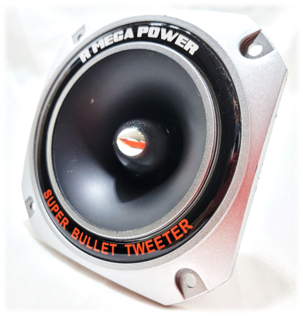 TWEETER PIEZO ELÉCTRICO TIPO BALA DE 4", 180w / MODELO 066-566 - Image 2