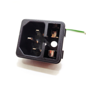 CONECTOR MACHO para PC y PORTA FUSIBLE con CABLE / MODELO RF-2004