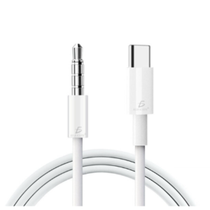 CABLE AUXILIAR tipo C a PLUG AUDIO ESTÉREO 3.5mm para AUDÍFONO / Coche Celulares Auriculares.