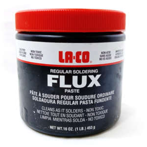 PASTA FUNDENTE FLUX, MARCA LA-CO,  16 Oz (1Lb) 453 g