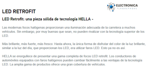 JUEGO DE FOCOS LED H4 HELLA Modelo Retrofit 6500k 12-24v - Image 3