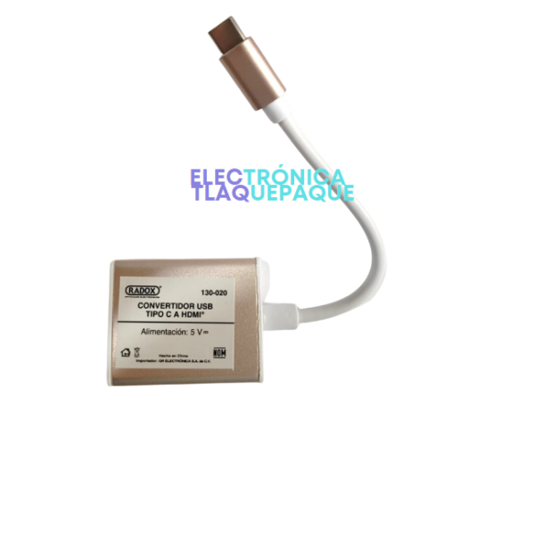 CONVERTIDOR USB tipo C a HDMI