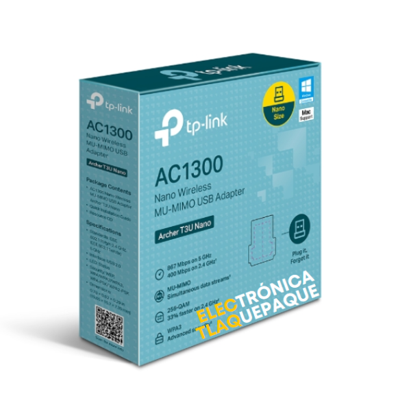 ADAPTADOR AC1300 NANO WIFI MU-MIMO USB - Image 4