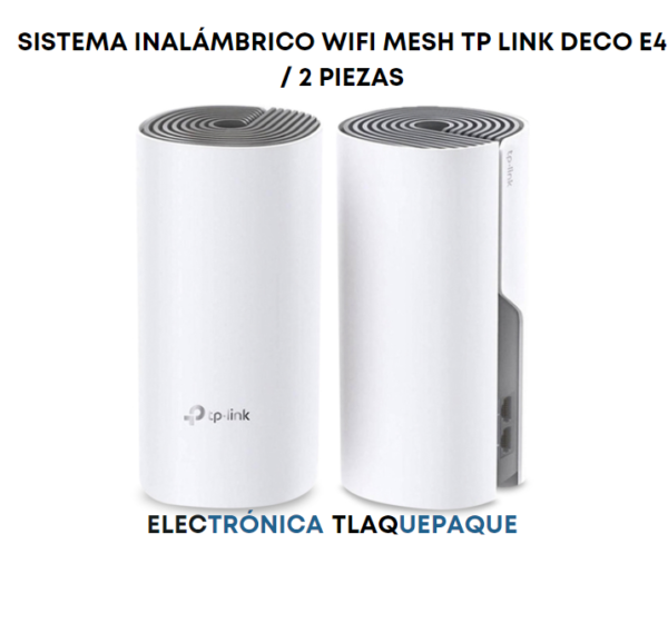SISTEMA INALÁMBRICO WIFI MESH TP LINK DECO E4 / 2 PIEZAS - Image 3