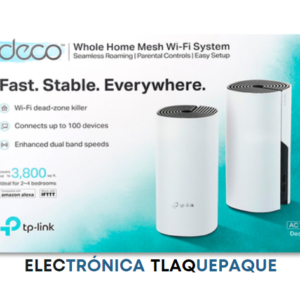 SISTEMA INALÁMBRICO WIFI MESH TP LINK DECO E4 / 2 PIEZAS