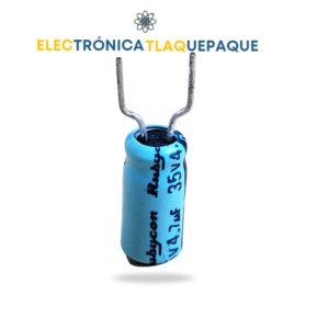 CAPACITOR ELECTROLITICO 4.7uF-35v / 85° / Paquete 10 Piezas
