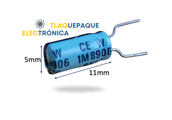 CAPACITOR ELECTROLITICO 4.7uF-35v / 85° / Paquete 10 Piezas - Image 4