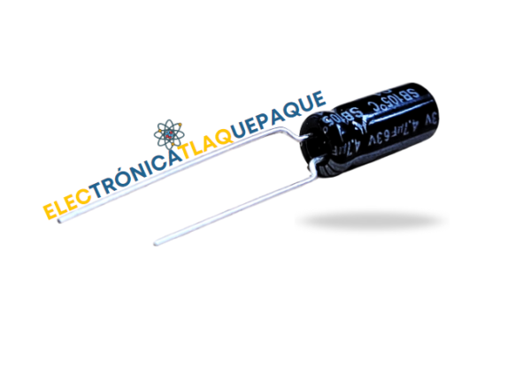 CAPACITOR ELECTROLITICO 4.7uF-63v / 105° / Paquete 10 Piezas - Image 4