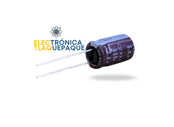 CAPACITOR ELECTROLITICO 6.8uF-400v / 105° / Paquete 10 Piezas - Image 2
