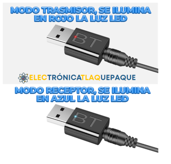 RECEPTOR Y TRANSMISOR USB / 5.1 ADAPTDOR BLUETOOTH con 3.5mm - Image 3