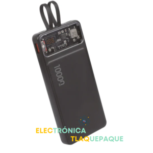 POWER BANK, CARGA RÁPIDA /10,000mah 22.5w Tipo / COLOR NEGRO