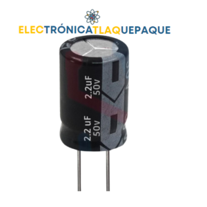 CAPACITOR ELECTROLITICO 2.2uF-50v / 105° / Paquete 10 Piezas