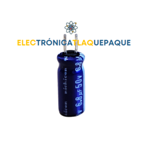 CAPACITOR ELECTROLITICO 6.8uF-50v / 85° / Paquete 10 Piezas