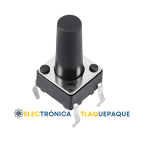 MICRO SWITCH 4 PINES, CUADRADO, BASTAGO LARGO / MOD. M4P30 (Paquete con 10 Piezas)