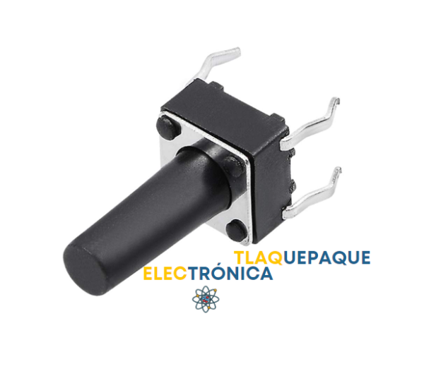 MICRO SWITCH 4 PINES, CUADRADO, BASTAGO LARGO / MOD. M4P30 (Paquete con 10 Piezas) - Image 3
