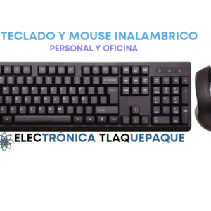 COMBO TECLADO Y MOUSE INALÁMBRICO, RECEPTOR USB  MOD. CE-WS736