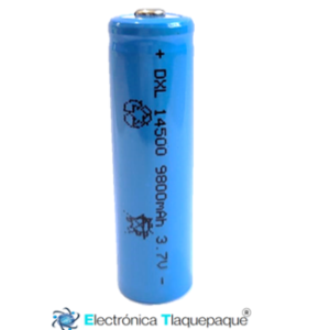 BATERIA RECARGABLE DXL 14500, 980 mAh 3.7V (2 Piezas)