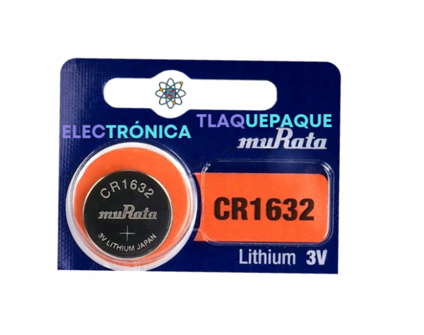 PILA, BATERÍA, 3v de LITIO MARCA MURATA / MODELO CR-1632 - Image 3