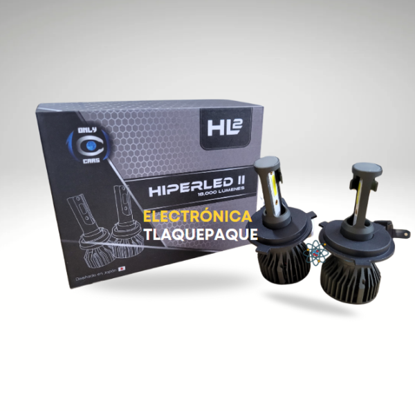 KIT de LUCES LED para AUTOMOTVIL, HIPERLED II / MODELO H4 / ALTA/BAJA - Image 5
