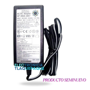 ADAPTADOR DE VOLTAJE, MARCA (HP) 18V-2.23AMP / PLUG 2.1mm / MODELO HP-0950-3807