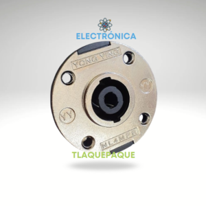 CONECTOR REDONDO SPEAKON, HEMBRA, PANEL METALICO, 4 VÍAS / MODELO: JPCS4 / (2 PIEZAS)