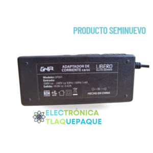 ADAPTADOR DE CORRIENTE CA/CC 19V - 3.42 AMP, MARCA GHIA / CONECTOR 1.7mm / MODELO. LFI5H
