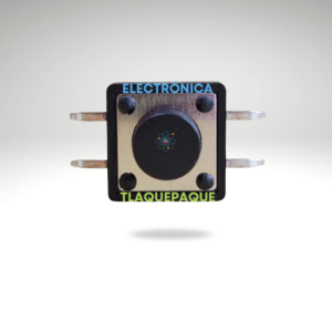 MICROSWITCH PUSH, 4 PIN, 12x12 mm x 5mm / MODELO: MS4P48 (PAQUETE con 10 PIEZAS)