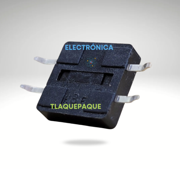 MICROSWITCH PUSH, 4 PIN, 12x12 mm x 5mm / MODELO: MS4P48 (PAQUETE con 10 PIEZAS) - Image 2