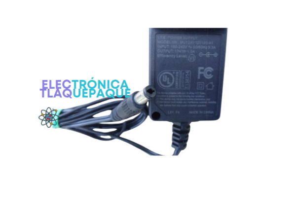 ELIMINADOR 12v – 1.A MARCA I.T.E  / MODELO MU12AY120100-A1 - Image 2
