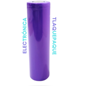 BATERIA de LITIO RECARGABLE, MORADA / 18650, 6800 mAh 3.7V (2 Piezas)