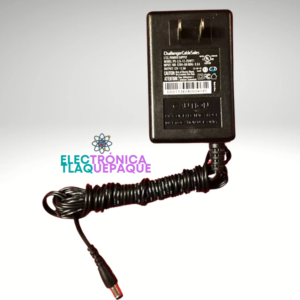 ADAPTADOR DE CORRIENTE 12V – 2.5 AMP, MARCA CHALLENGER C.S / CONECTOR 2.1mm / MODELO. PS-2.5-12-25WT1