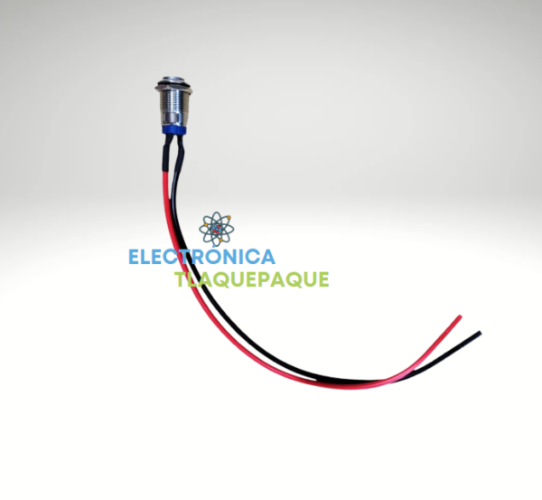 SWITCH METÁLICO tipo PUSH 2A 36v, con CABLE / MOD. SWPC-128 - Image 5