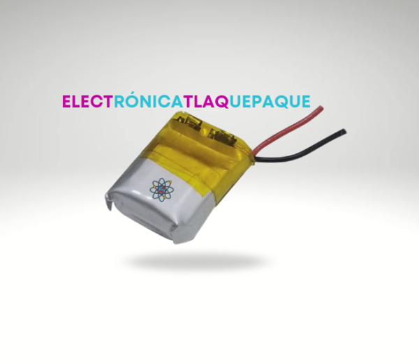BATERIA RECARGABLE de POLÍMERO de LITIO / 3.7V – 40 mAh / Modelo. 660-469