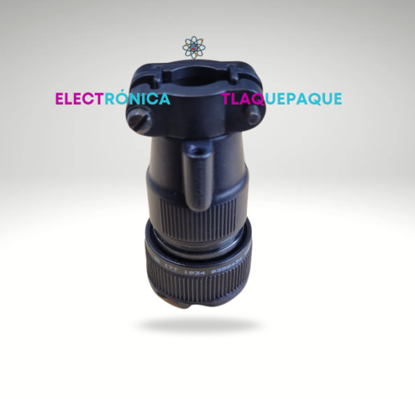CONECTOR (CAN) CILINDRICO tipo ABRAZADERA, para CABLE, 4 PIN, con ROSCA, MARCA AMPHENOL / MODELO. 97-3057-1007