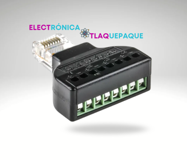 CONVERTIDOR RJ45 ETHERNET, TERMINALES con TORNILLO 8 BLOQUES / MODELO. RSPRO8 - Image 6