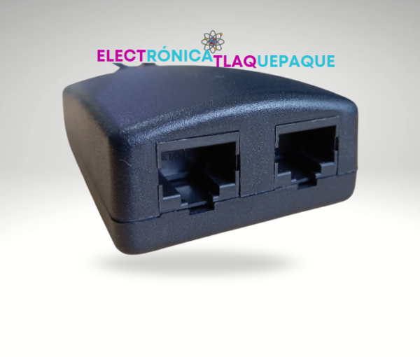 ADAPTADOR LAN ETHERNET RJ45 MACHO a 2 RJ45 HEMBRAS, DIVISOR Rj45 / MODELO. ADET3P - Image 2