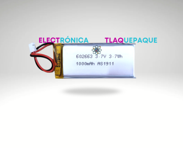 BATERIA de LITIO RECARGABLE / 3.7V – 1000 mAh / Modelo. 602663 - Image 3