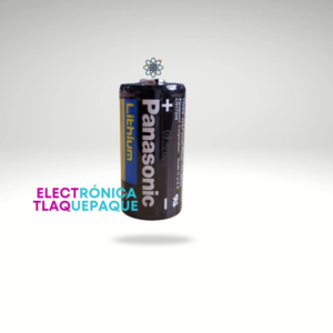 BATERÍA DE LITIO 3V, MARCA PANASONIC, MODELO. CR-123A / (Paquete de 2)