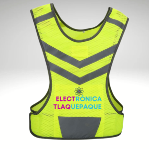CHALECO REFLEJANTE, MARCA KEENSO, ALTA VISIBILIDAD, AJUSTABLE (AMARILLO FLUORESCENTE)