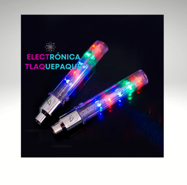 TAPON de VÁLVULA para BICICLETA con LUZ LED MULTICOLOR / MODELO. LTB30 - Image 2