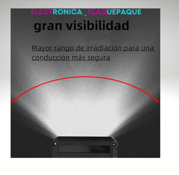 LUCES LED para BICICLETA SUPERBRILLANTE, RECARGABLE, IMPERMEABLE (HAZ ALTO & BAJO) / MODELO. EOS640 - Image 5