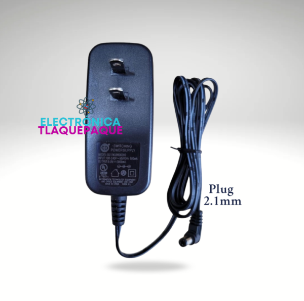 ADAPTADOR DE CORRIENTE 5V – 2000mAh, MARCA: SWITCHING / CONECTOR 2.1mm / MODELO. S018KU0500200 - Image 2