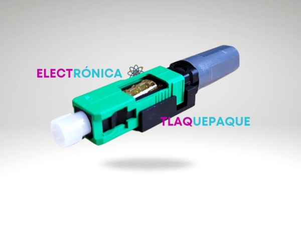CONECTOR RÁPIDO de FIBRA OPTICA / SC APC para FTTH / MODELO. CFOTG