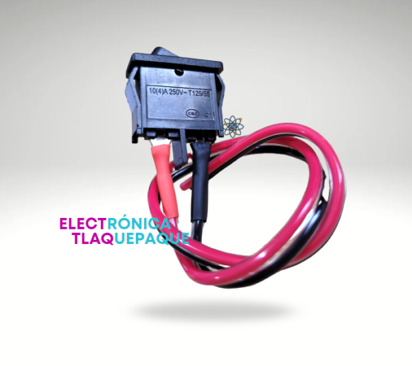 SWITCH BALANCIN 2P ON-OFF, DELGADO con CABLE / MODELO. SWBC05A - Image 3