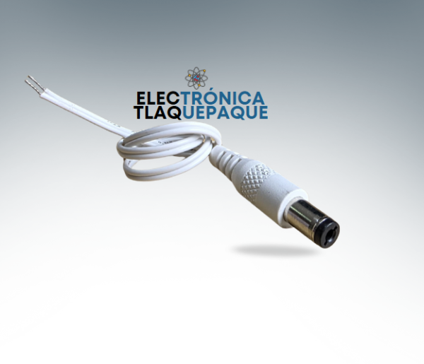 CABLE de ALIMENTACIÓN con CONECTOR tipo BARRIL 2.1mm / CONECTOR 2.1mm INVERTIDO, HEMBRA para ENSAMBLE, con RESORTE - Image 5