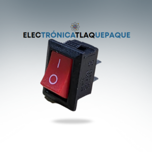 SWITCH BALANCIN MINI, 3A-250V / 6A-125V, ROJO (835-065)